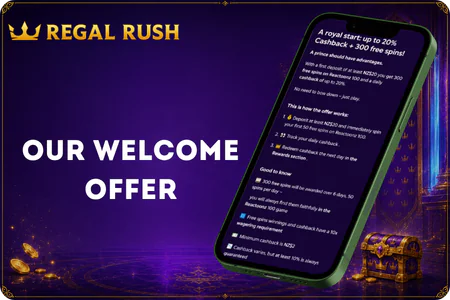 Our welcome offer Regal Rush